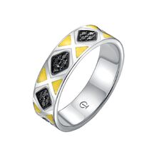 Кольцо из серебра с бриллиантами