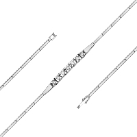 Браслет из белого золота с бриллиантами