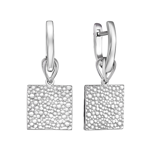 Серьги из серебра с бриллиантами